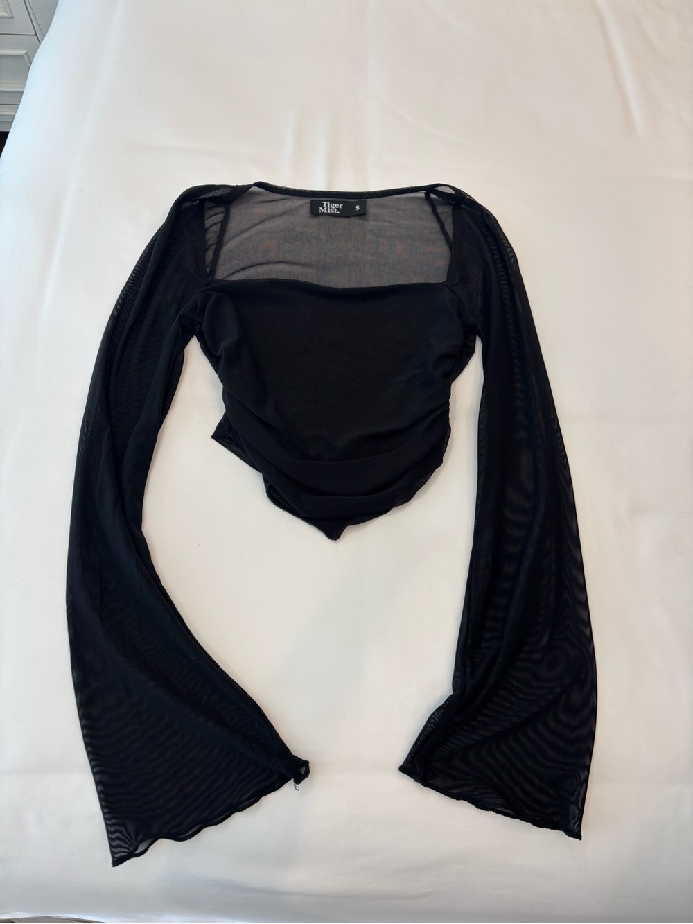 tigermist bell sleeve top